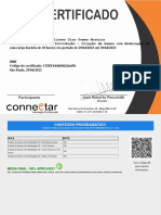 Certificamos Que o Aluno (A) Concluiu Com Êxito o Curso de Com Carga Horária de 10 Hora(s) No Período de 29/04/2023 Até 29/04/2023