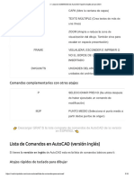 Comandos Autocad Ingles