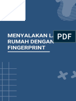 Menyalakan LAmpu Rumah Dengan Fingerprint