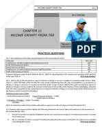 Income Exempt From Tax