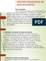 Gestión Financiera en Restaurantes SEBASTIAN GUERERO CASTRO - ADMINISTRACION DE EMPRESAS GASTRONOMICAS