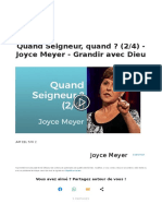 Joyce Meyer 1 Joyce Meyer Quand Seigneur Quand 2