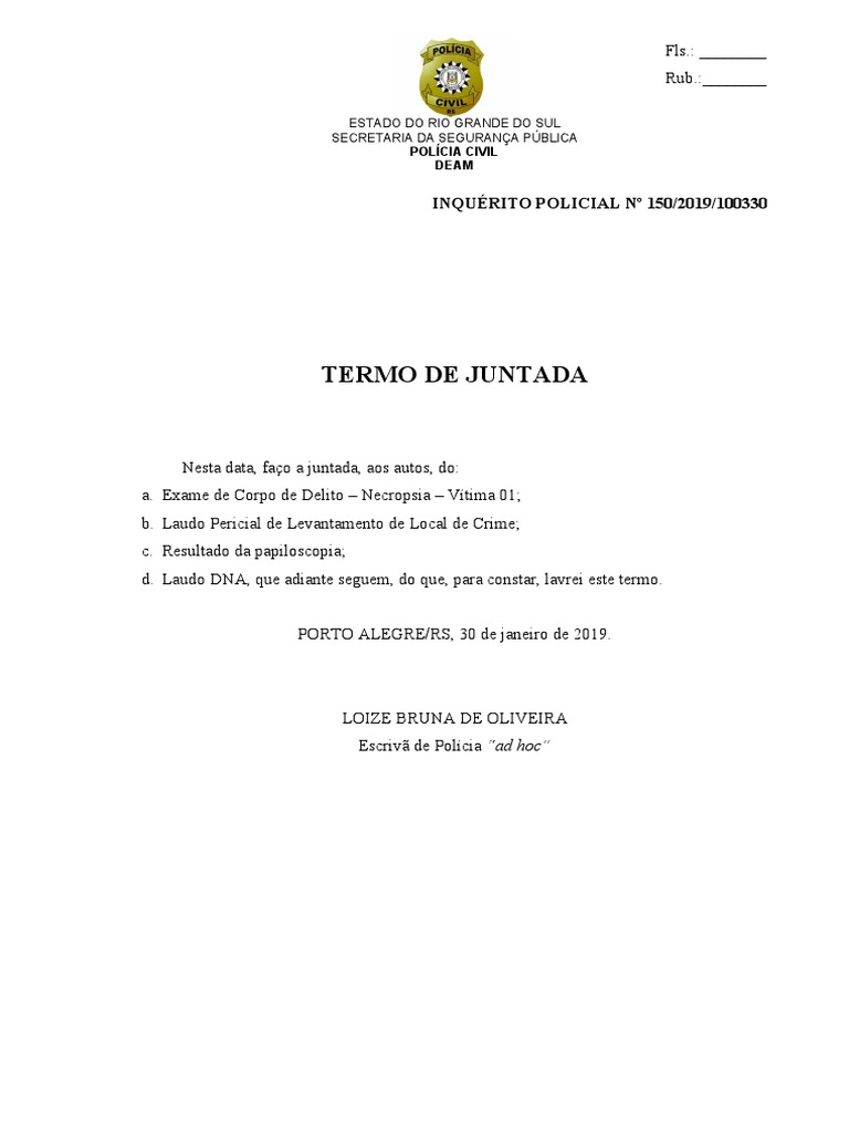 45 termo de juntada pdf