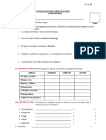 Evaluación de Comunicación 1°