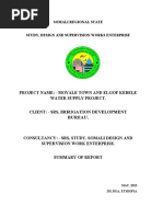 Summary Report Moyale Town Water Supply