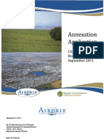 Annexation Application Cover Page and Letter