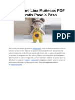 Amigurumi Lina Munecas PDF Patron Gratis Paso A Paso