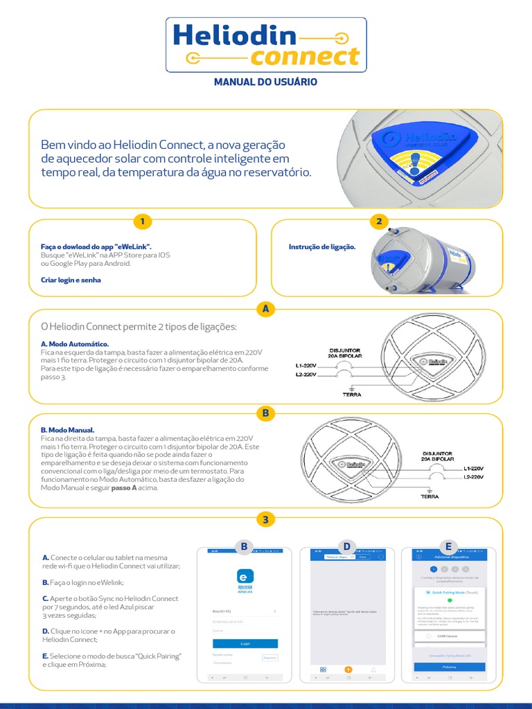 Manual Do Usuário - Connect | PDF | Tempo | Aplicativo para celular