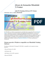 (Descargar) Software de Formación Mitsubishi FX Software FX Trainer