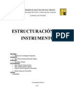 Estructuracion Del Instrumento