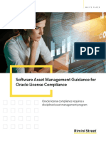 Rimini Street Software Asset Management Guidance For Oracle License Compliance White Paper