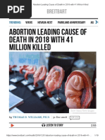 Livro 1 - 003 - Abortion Leading Cause of Death in 2018 With 41 Million Killed