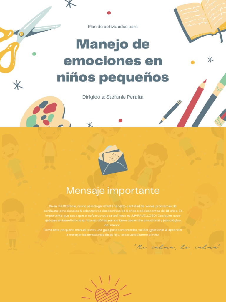 Plan de Actividades - Crianza Respetuosa | PDF | Las emociones | Ira