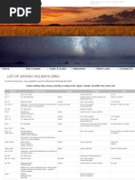 List of Satanic Holidays and Rituals | PDF | Wheel Of The Year | Halloween