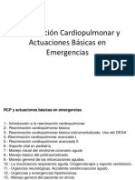 Introducción y Reanimación Cardiopulmonar Básica