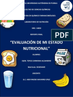 Reporte Final Laboratorio Nutricion