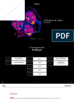 Calendário de Aulas - Produção