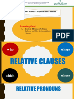 Relative Clauses Explanation