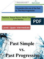 Past Simple VS Past Progressive Explanation