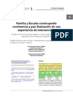 4.familia y Escuela, Juntas Construyendo Convivencia y Paz. Evaluación de Una Experiencia de Intervención