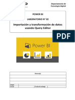 Lab02-Importación y Transformación de Datos Usando Query Editor