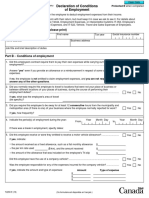 Declaration of Conditions of Employment: Part A - Employee Information (Please Print)