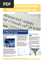 Análisis de la Crisis Inmobiliaria 2008 | PDF | Gran Recesión | Préstamos