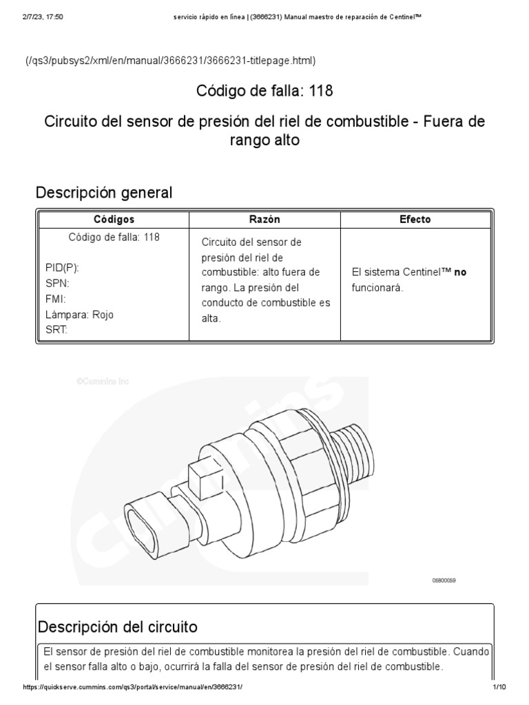 Código de Falla 118 | PDF | Dinámica (Mecánica) | Ingeniería Química