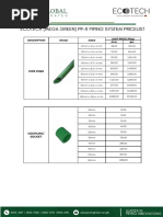 Ecotech Pricelist PPR (Tech Global)