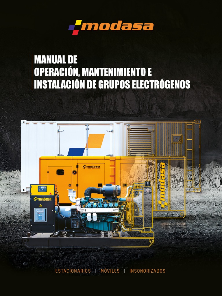 Manual de Operacion y Mantenimiento G.E. Modasa | PDF | Generador ...