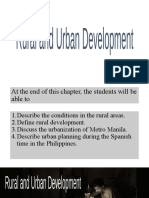 Rural and Urban Development May 2023