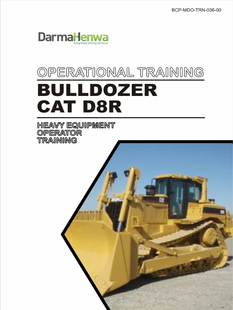 Manual Pelatihan Bulldozer CAT D8R | PDF
