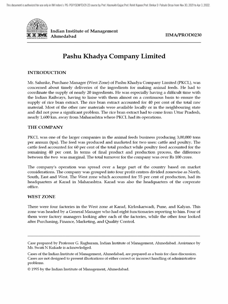 Pashu Khadya | PDF