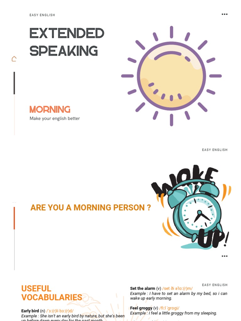 Morning | PDF