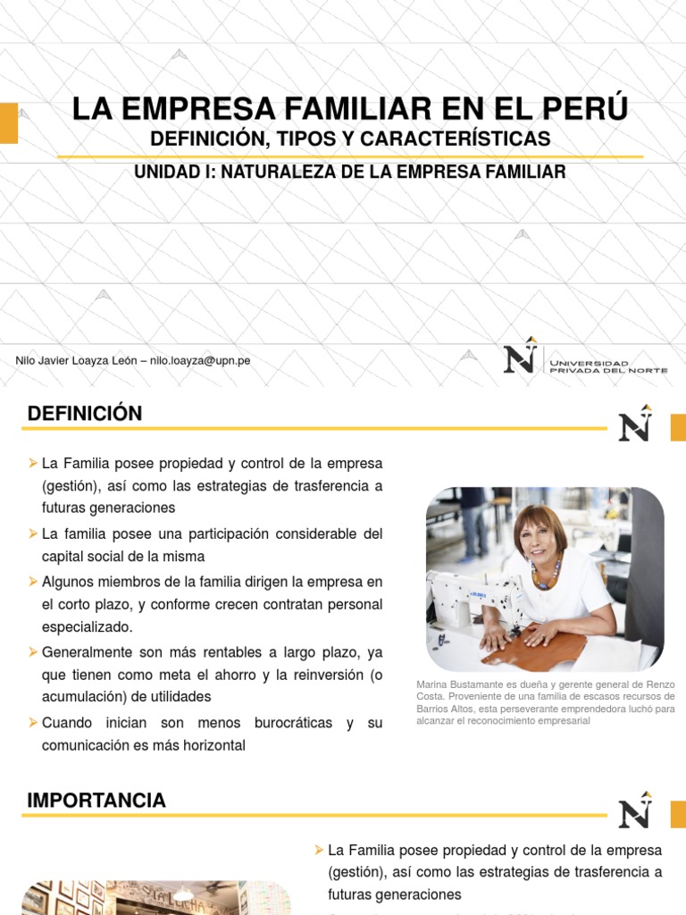 Empresas Familiares en Perú: Claves y Retos | PDF | Perú | Economias