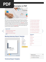 Assessment Report Examples & Guide | PDF