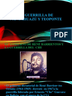 La Guerrilla de Ñancahuazú y Teoponte