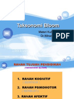 PPF - Taksonomi Bloom