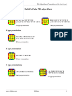 Rubiks-Cube 3x3 PLL