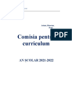 Comisia Pentru Curriculum