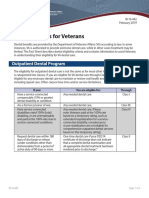 IB10-442 Dental Benefits For Veterans