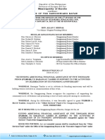 Resolution No. 27, S. 2023 - Fin. Asst. P5k To Tambis by SB Mosquera (Araw)