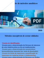 Validação de Método Analíticoa