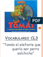 Vocabulario CL3 Tomás El Elefante Que Queria Ser Perro Salchicha