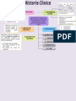 Abstract Mind Map Connection Diagram Template