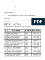 CONSTANCIA #3699940: para La Siguiente Relación de Trabajadores Declarados Por Vuestra Empresa