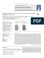 Enhanced Seawater Corrosion Resistance of Reinforcement in Nanophase Modified Fly Ash Concrete