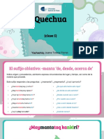 Semana 5 - Quechua