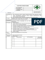 No 9. 7.1.4.1 Sop Alur Pelayanan Pasien