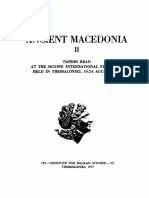 (Institute for Balkan Studies 155) AA.vv. - Ancient Macedonia 2 - Papers Read at the Second International Symposium Held in Thessaloniki, 19-24 August, 1973. - Aρχαία Mακεδoνία 2 - Aνακoινώσεις Κατά τ